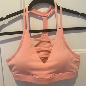 ZYIA pink sports bra size L
